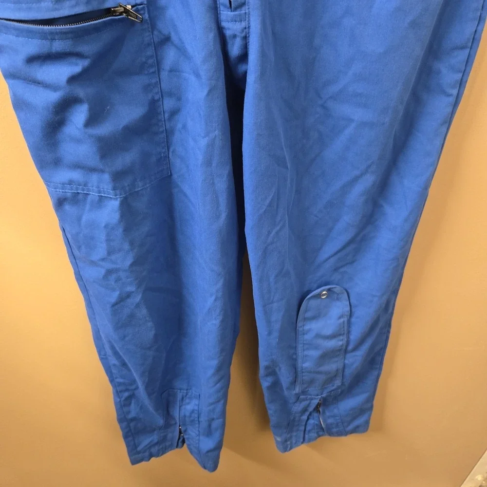 VTG NASA US Space Camp Blue Uniform Flight Suit Huntsville AL Youth 18 Coveralls
